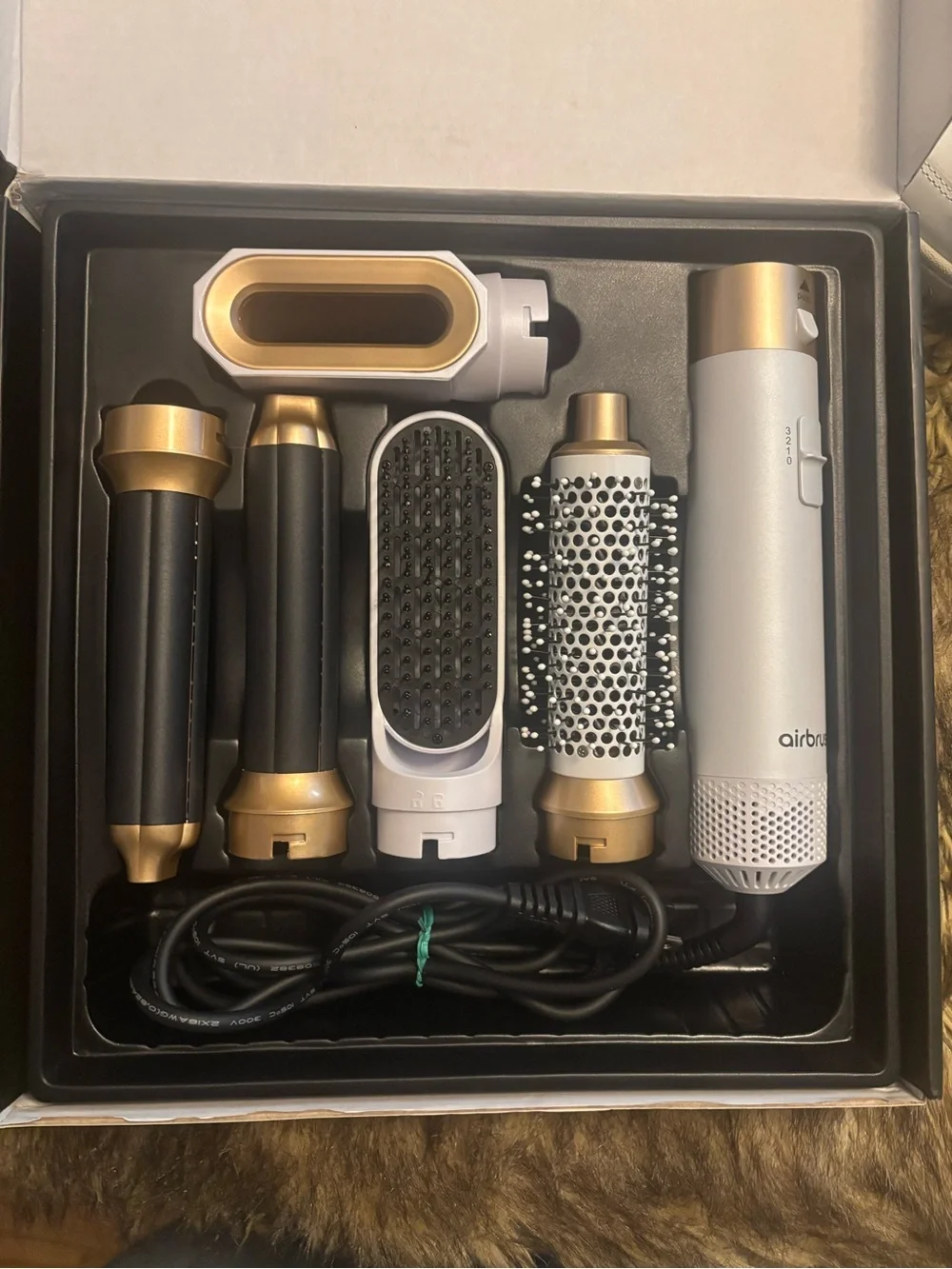 Airbrush 5-in-1 Multi-Functional Hair Styler - Rose Gold